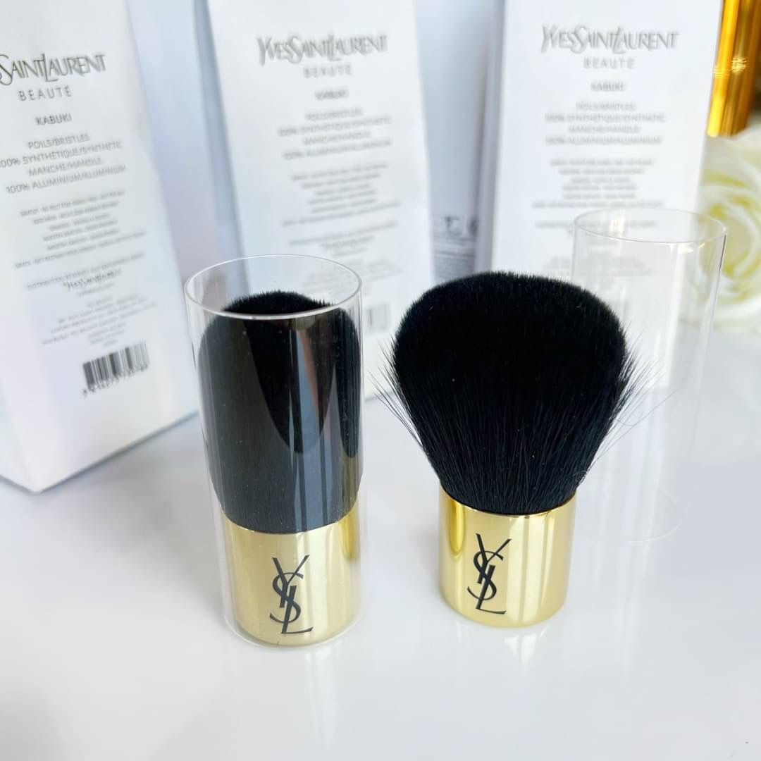 Ysl Kabuki Brush - แปรงแต่งหน้าด้ามทอง