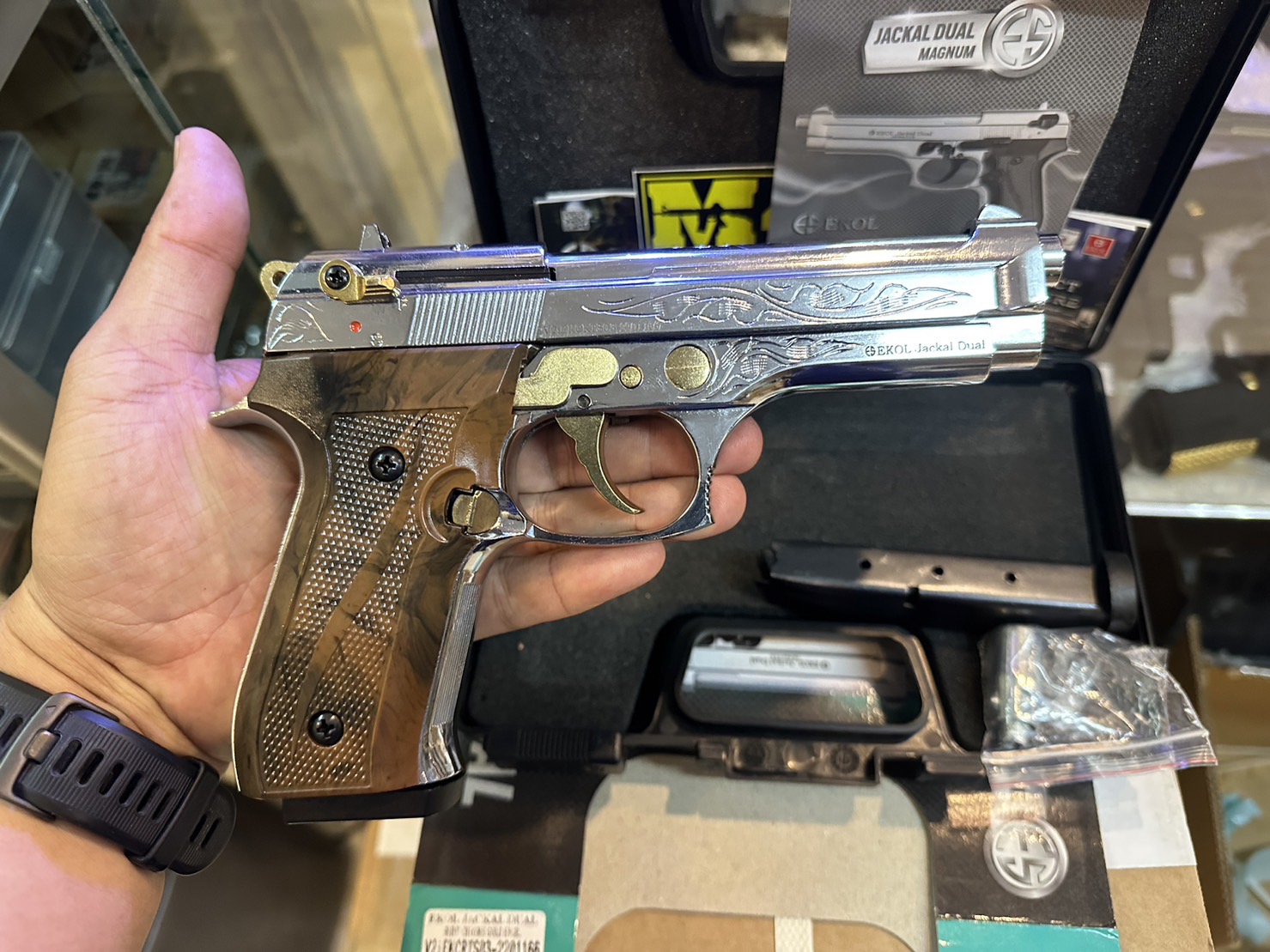 EKOL Jackal Dual เงินเงา ไกรทอง ลายไทย