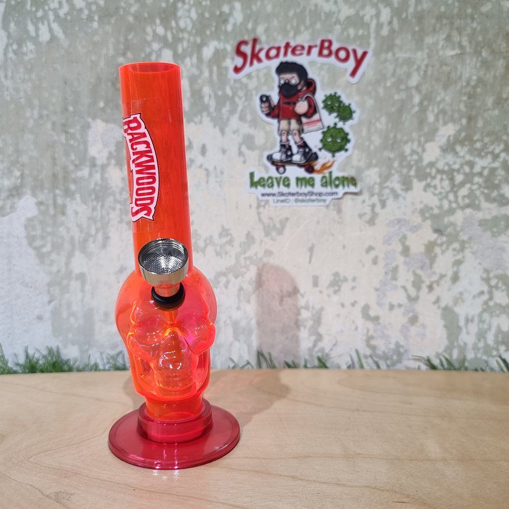 [1004] ท่ออเนกประสงค์ ขนาดพกพา สูง6นิ้ว ลายหัวกระโหลก พร้อมตะแกรงกรอง