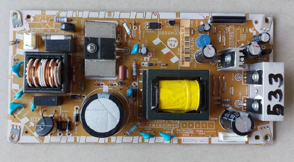 อันที่ 533 SHARP LC-39LE440M ซัฟฟลาย CEM858B ดีเทสแล้ว