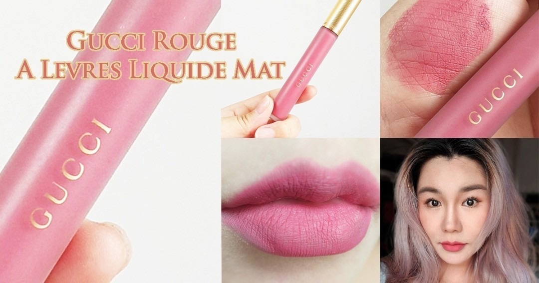 ลิปจุ่ม Gucci Rouge a Levres Liquide Mat Lip Colour 6.5 ml # 413 Cornelia Pink