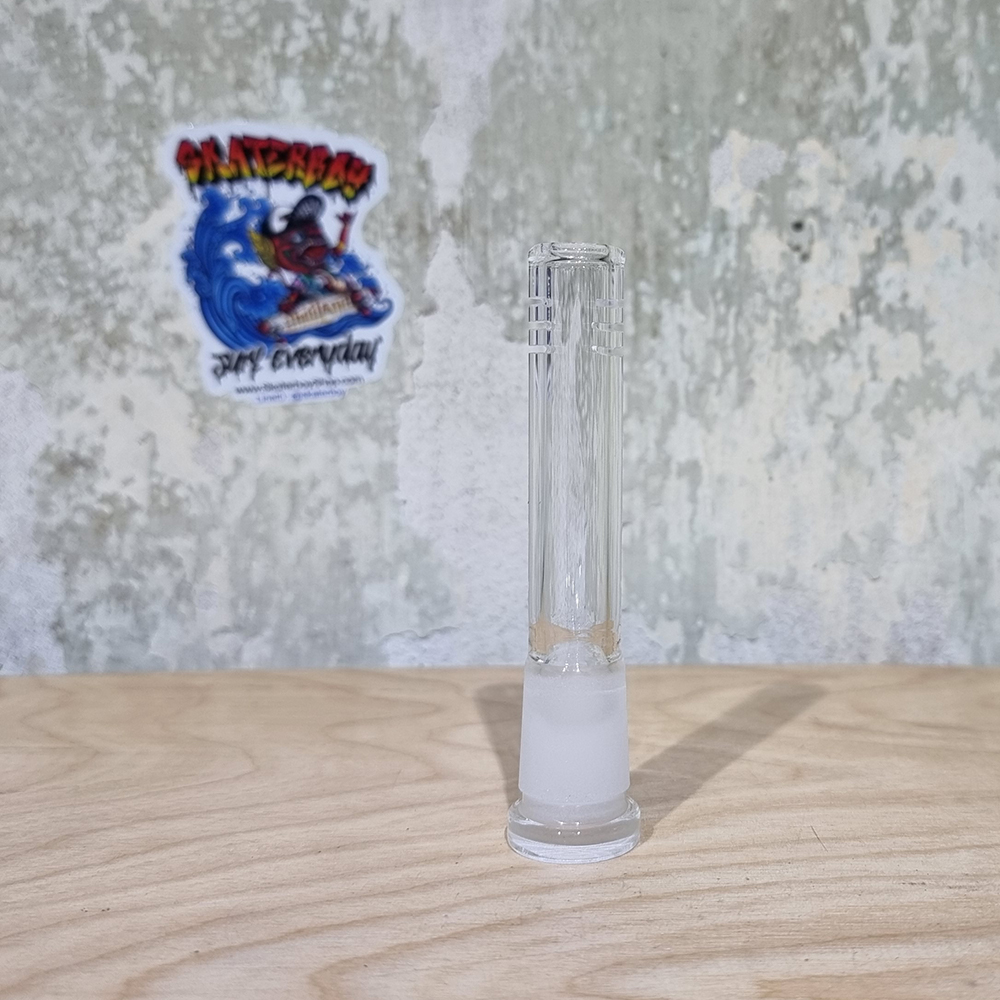 [1004] หลอดแก้ว ข้อต่อลดขนาด 18mm เหลือ 14mm ยาว 10cm 12cm 14cm ช่วงข้อต่อ3cm