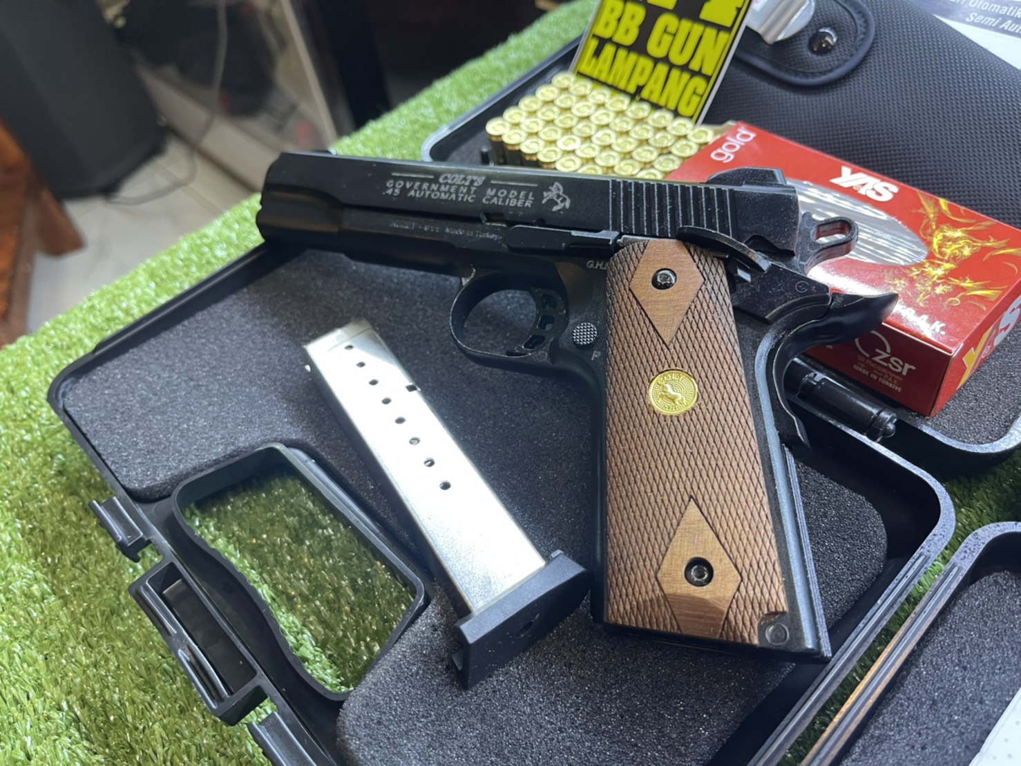 KUZEY M1911 ลาย Government ลำกล้อง 5" ดำ