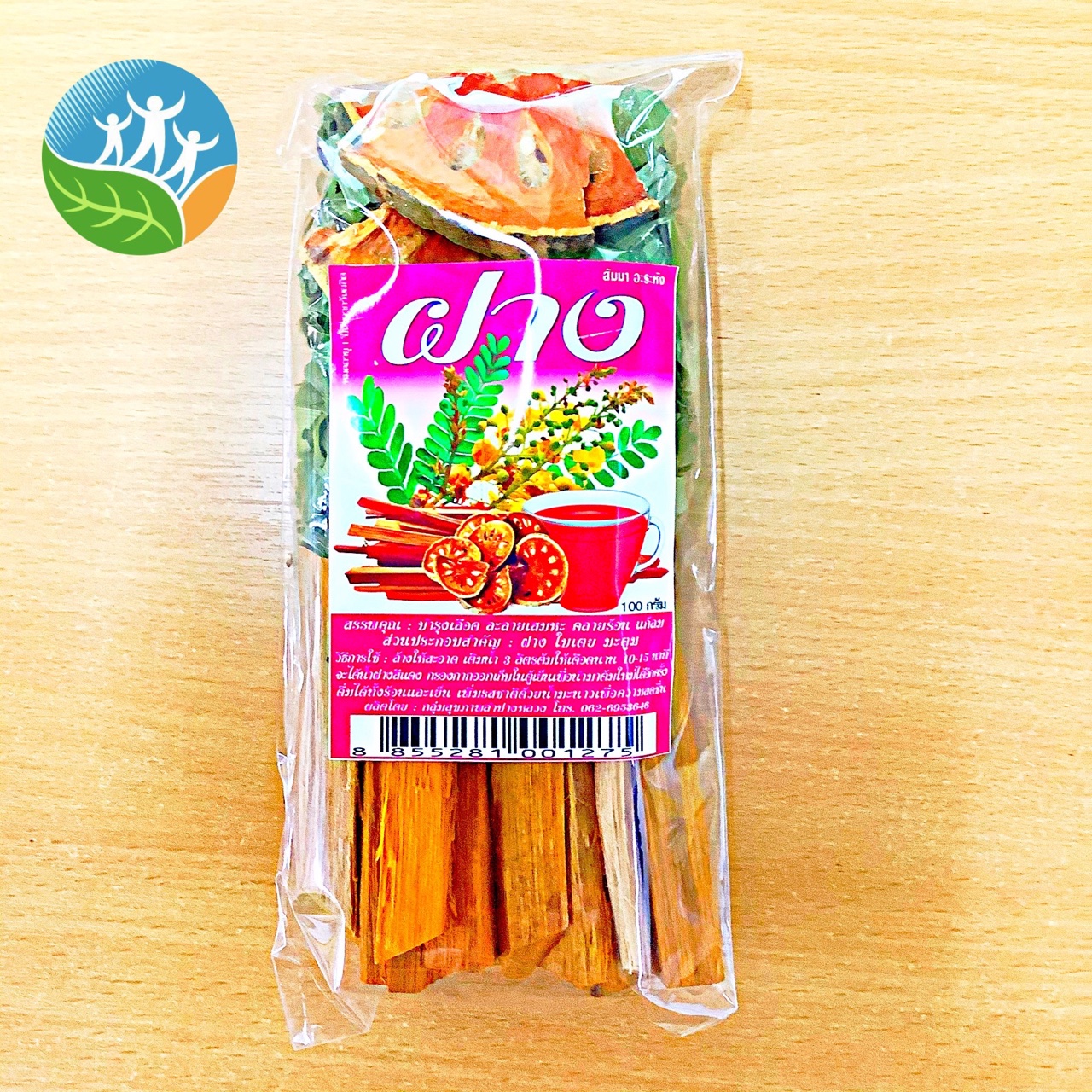 [กลุ่มลำปาง] ฝางผสมใบเตย 100 กรัม