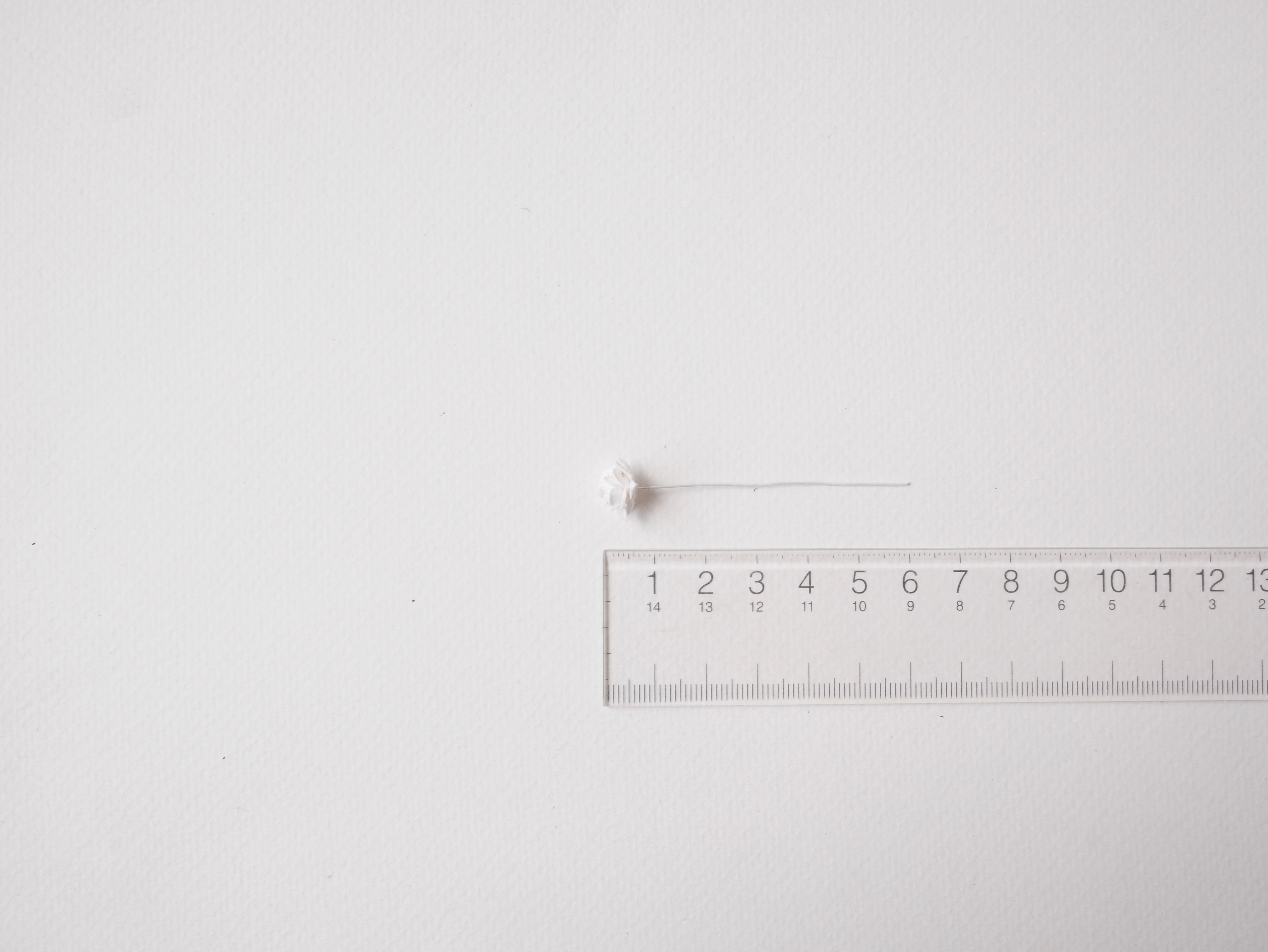 ดอกไม้กระดาษสาสำหรับตกแต่ง ของชำร่วย ดอกกุหลาบ กระดาษสา สีขาว #147 ขนาด 1 cm. จำนวน 100 ดอก/1 ถุง Small handmade rose paper flower supplies 100 pieces, white color.