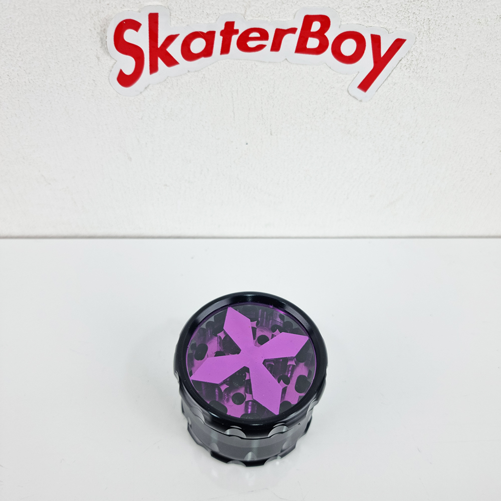 [1002] Aluminum Grinder จอใสเห็นชัด ขนาด 63mm 4ชั้น ที่บดสมุนไพร เครื่องบดสมุนไพร บดกาแฟ ไกเดอร์บด