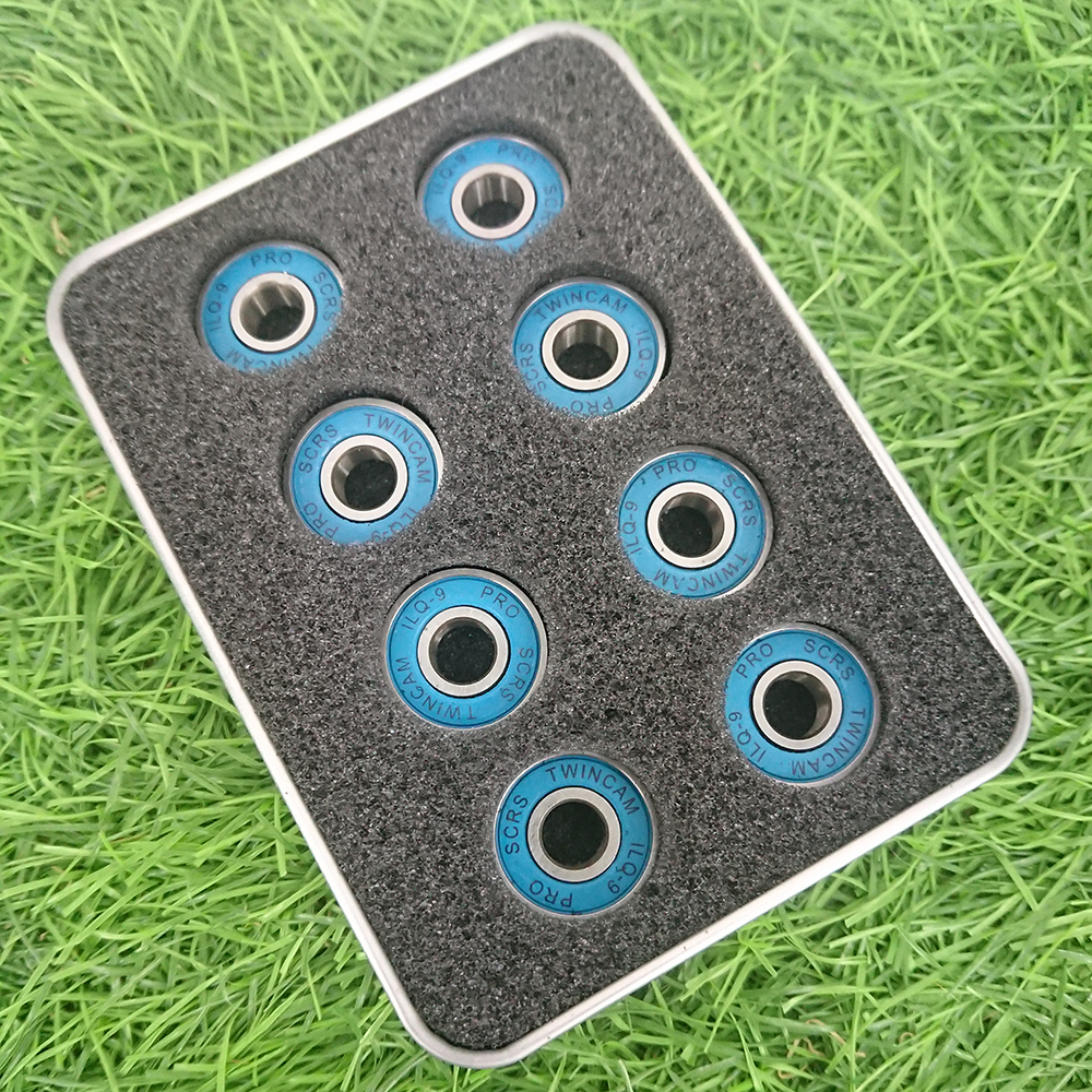 [0318] ลูกปืนล้อ แบริ่งล้อ 608 พร้อมกล่อง 8ชิ้น สเก็ตบอร์ด โรลเลอ อินลายสเก็ต bearing skateboard roller inline