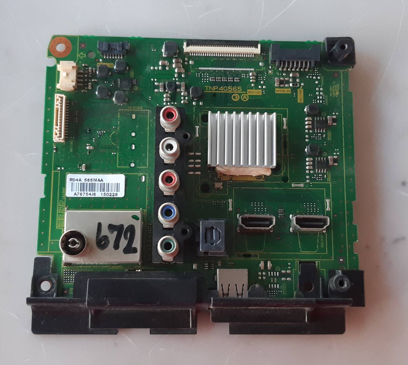 อันที่ 672 Panasonic TH-32A410T ซีสเตร็ม TNP4G565 30PIN ดีเทสแล้ว