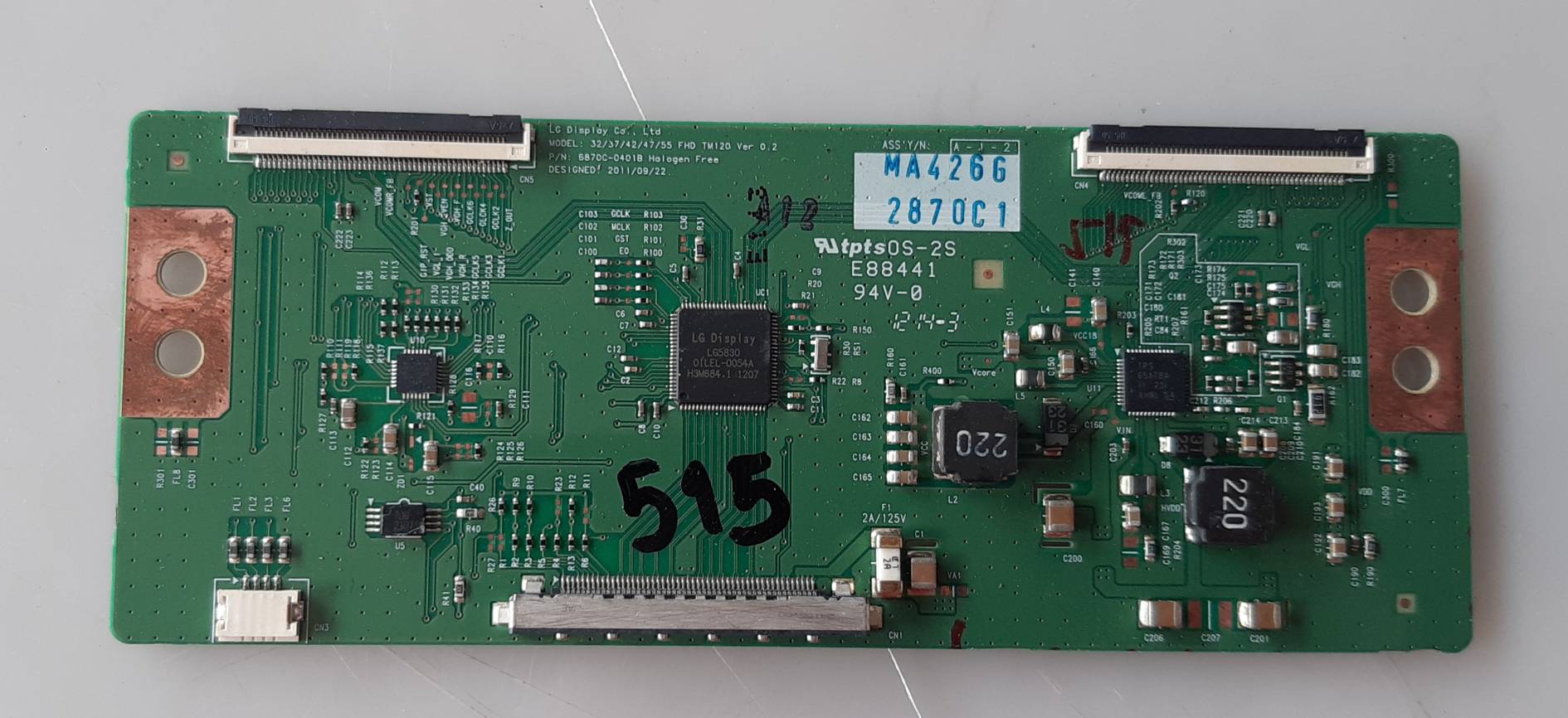 อันที่ 515 LG 32LS5700 ทีคอน 6870C-0401B ดีเทสแล้ว
