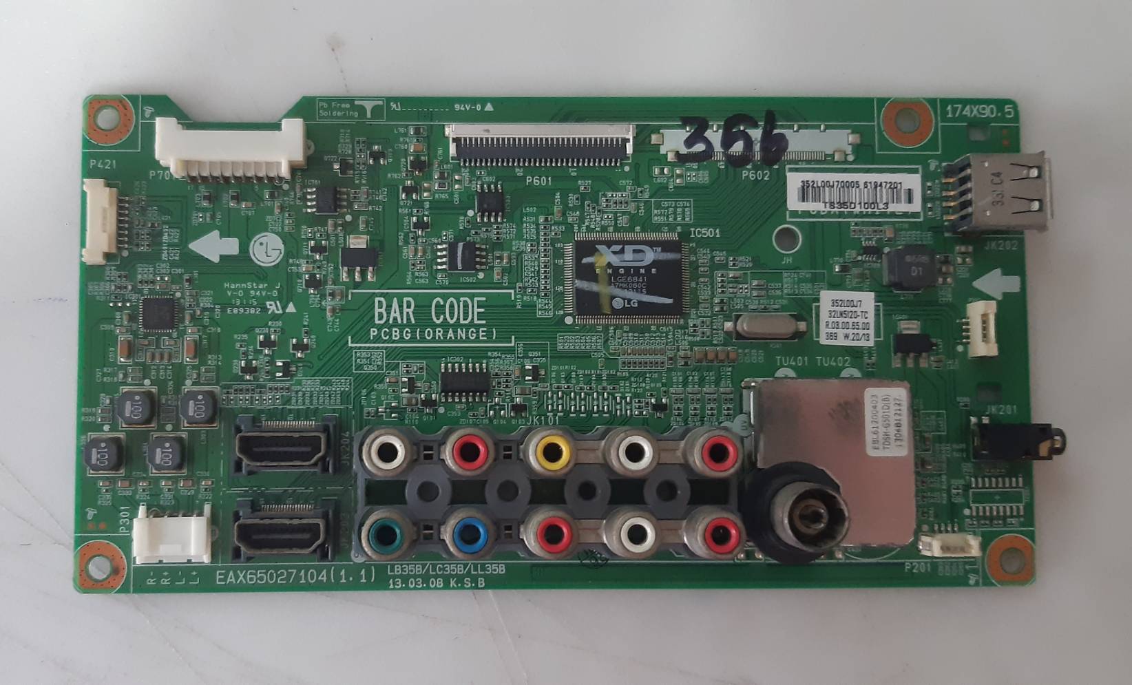 อันที่ 356 LG 32LN5120 ซีสเตร็ม EAX65027104 1.1 ดีเทสแล้ว
