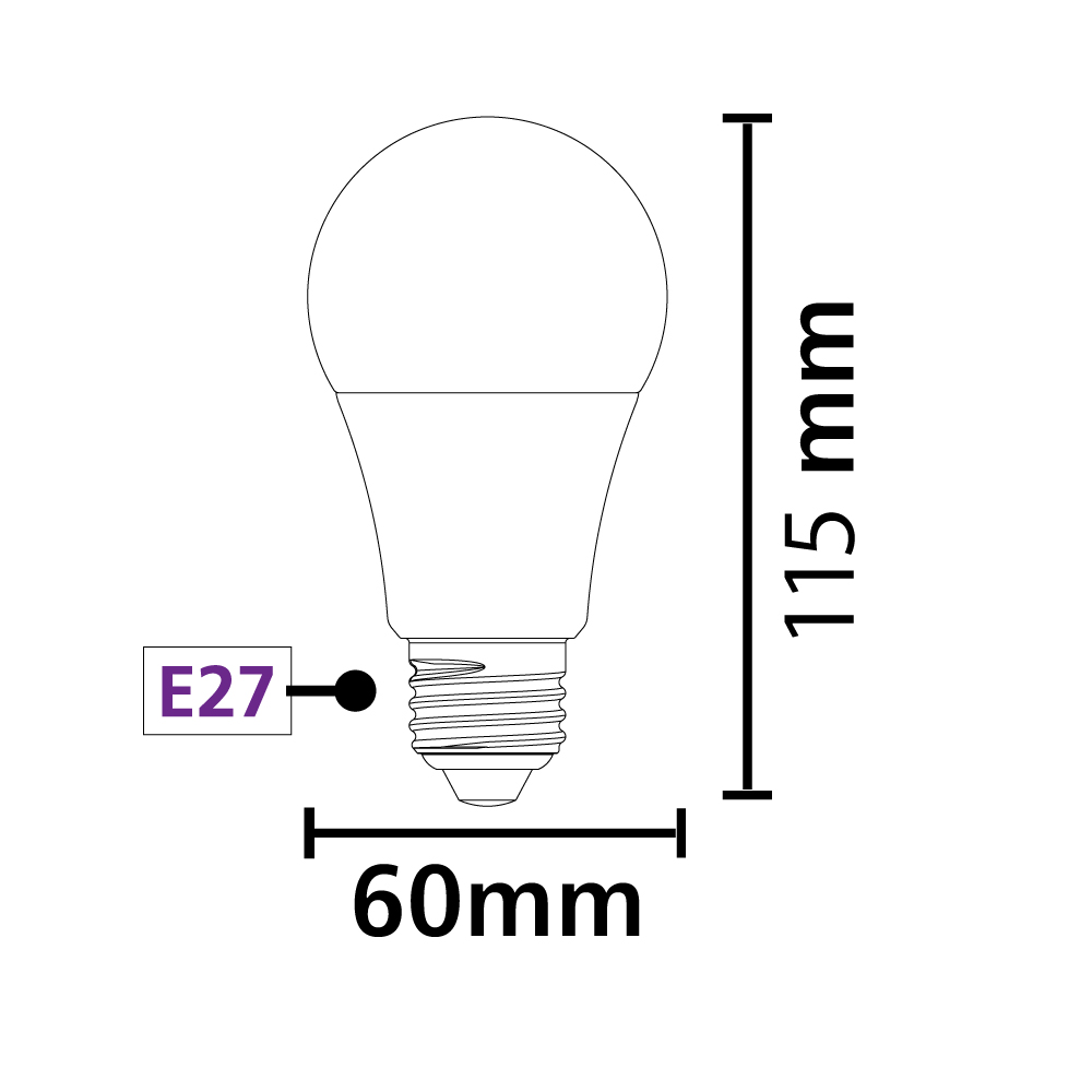 [หลอดเปิด-ปิดอัตโนมัติด้วยระบบ sensor แสงอาทิตย์] SYLVANIAหลอดไฟ Auto Sensor LED 10W แสงเดย์ไลท์