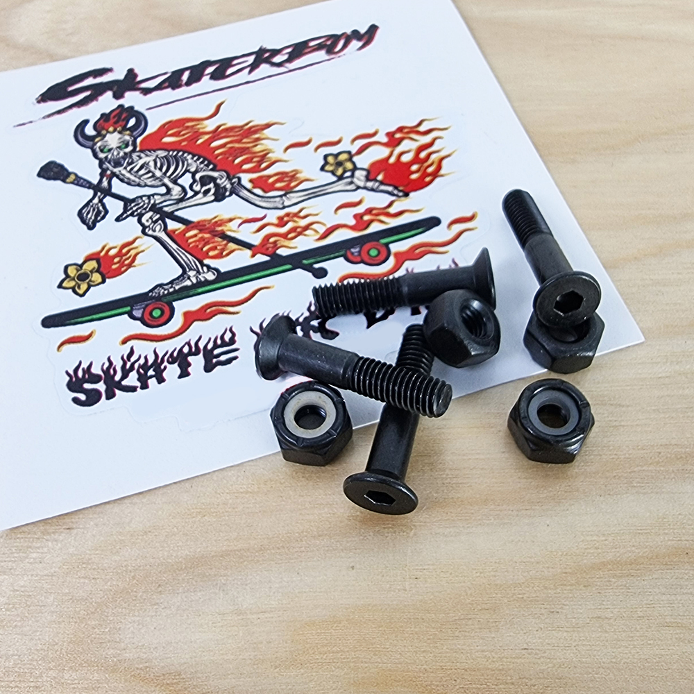 [0309] Skateboard truck mounting nut, hexagonal head, shoulder with female, size skate tool 25mm 28mm 30mm 35mm 53mm