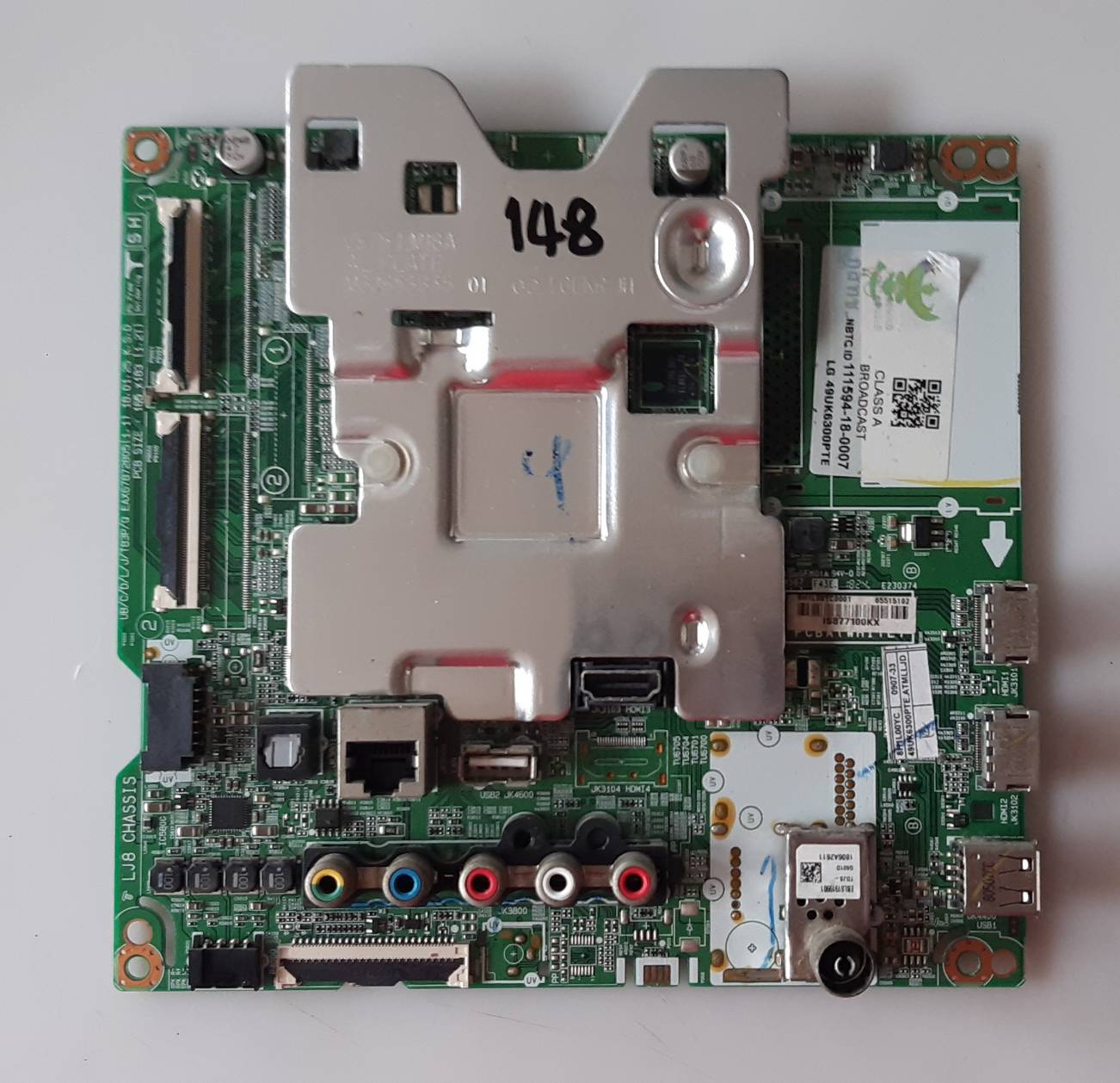 อันที่ 148 LG 49UK6300PTE ซีสเตร็ม EAX67872805 ดีเทสแล้ว
