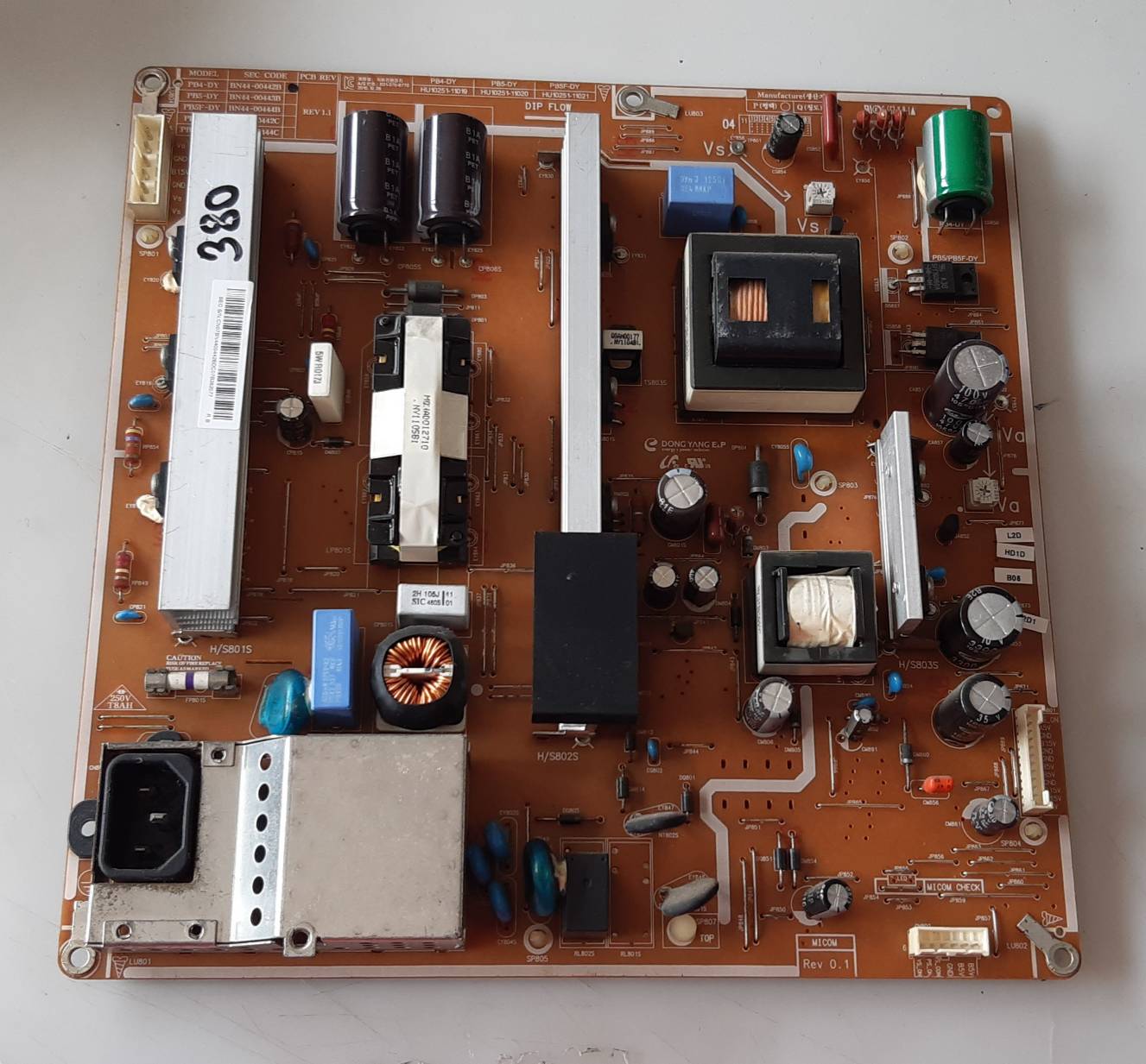 อันที่ 380 Samsung PS43D450A2 ซัฟฟลาย BN44-00442B ดีเทสแล้ว