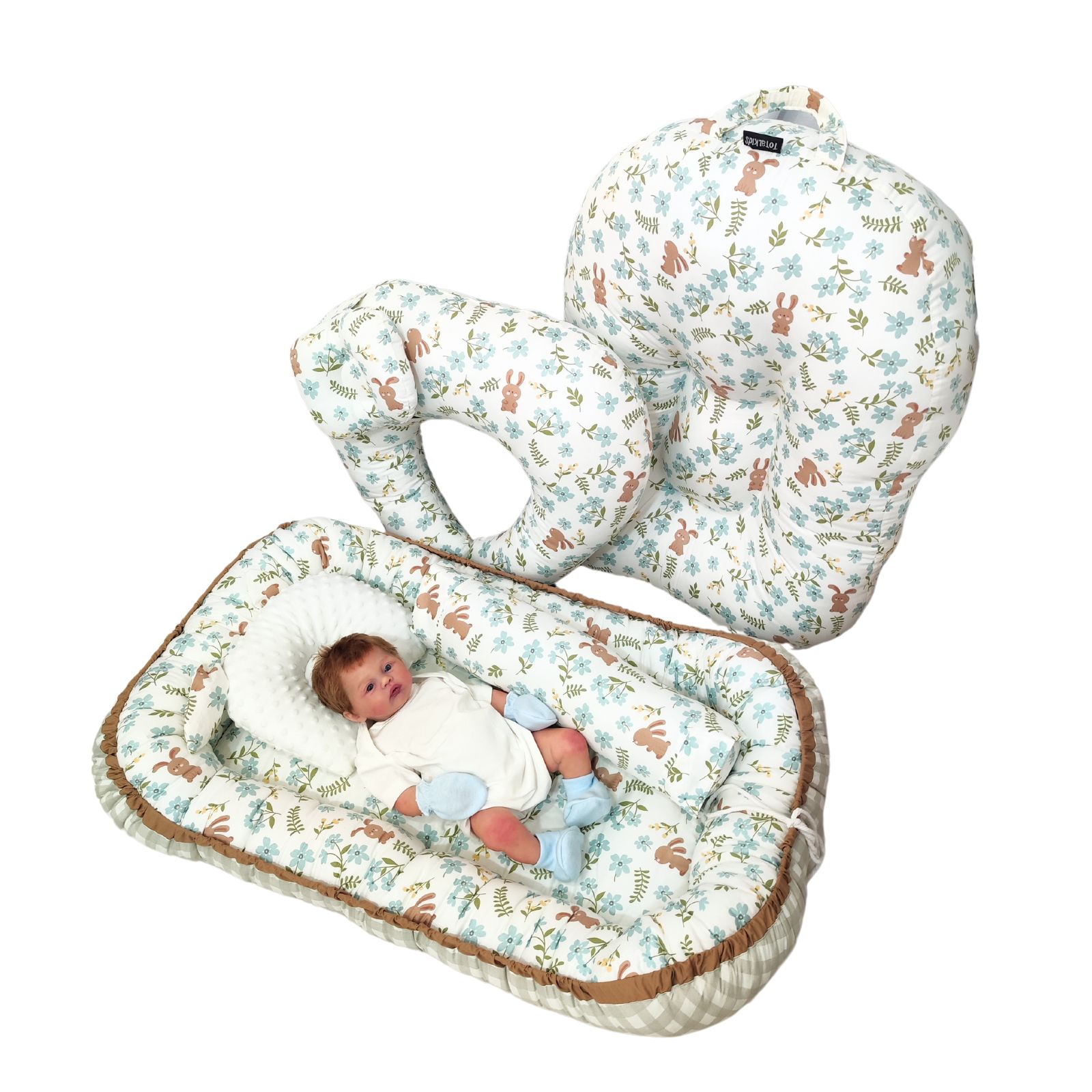 ชุดเตรียมคลอด ชุดที่นอนเบาะไข่ จัดเซตกันหมอนกันแหวะนมและหมอนรองให้นม