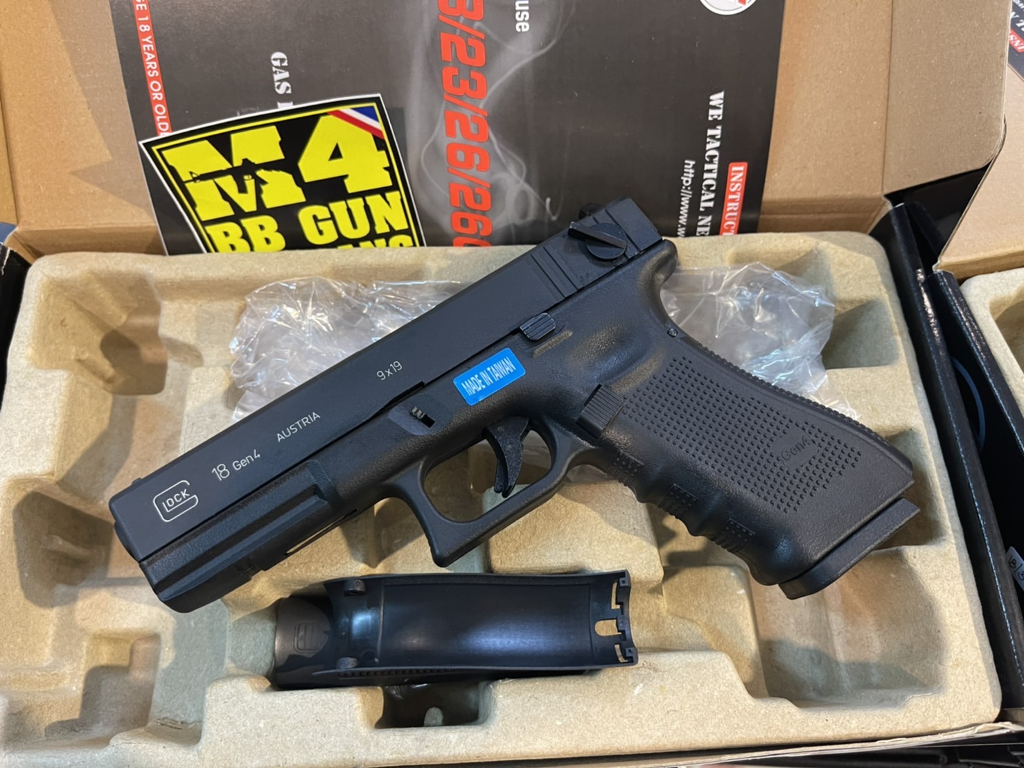 WE Glock18 Gen4 (Full Auto) – สีดำ