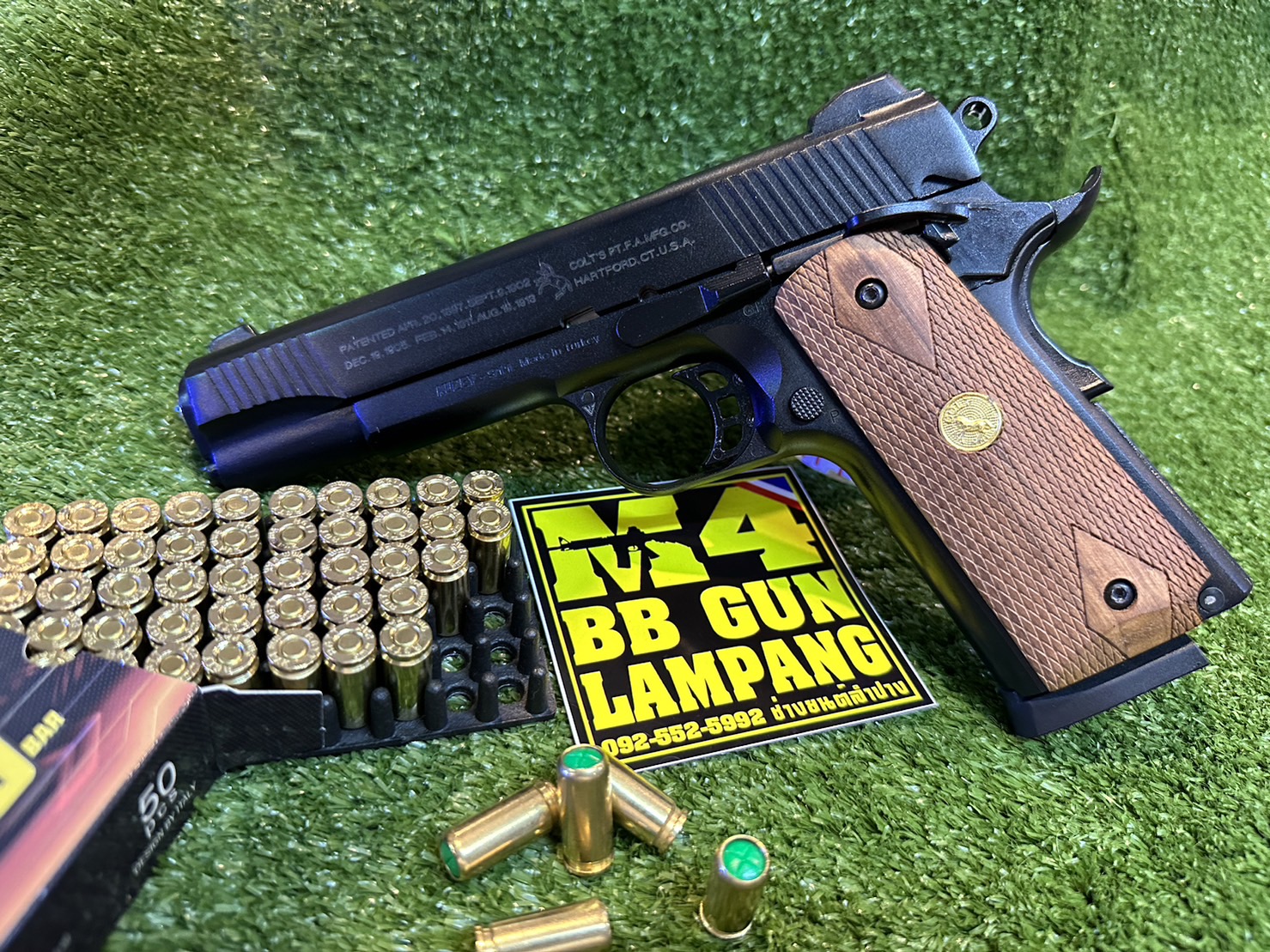KUZEY M1911 ลาย 100 YEARS ลำกล้อง 5" ดำ