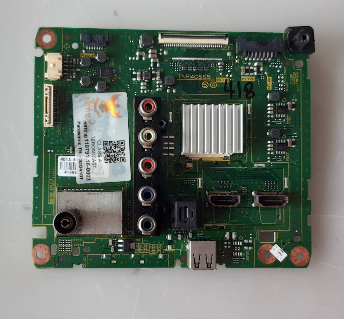 อันที่ 418 Panasonic TH-32D410T ซีสเตร็ม TNP4G565 ดีเทสแล้ว