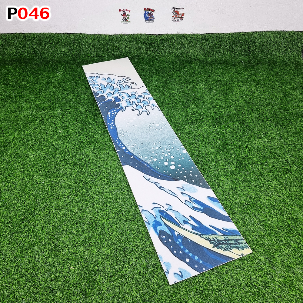 0303 สติ๊กเกอร์ กระดาษทราย 120x26 cm สำหรับ สเก็ตบอร์ด เซิร์ฟสเก็ต ลองบอร์ด Graphic Grip Tape skateboard longboard surf skate