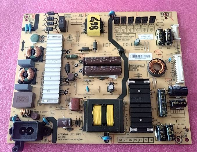 อันที่ 867 TOSHIBA 49L5650VT ซัฟฟลาย 5800-L401B-W200 E161M541-C1 L4L01B ดีเทสแล้ว