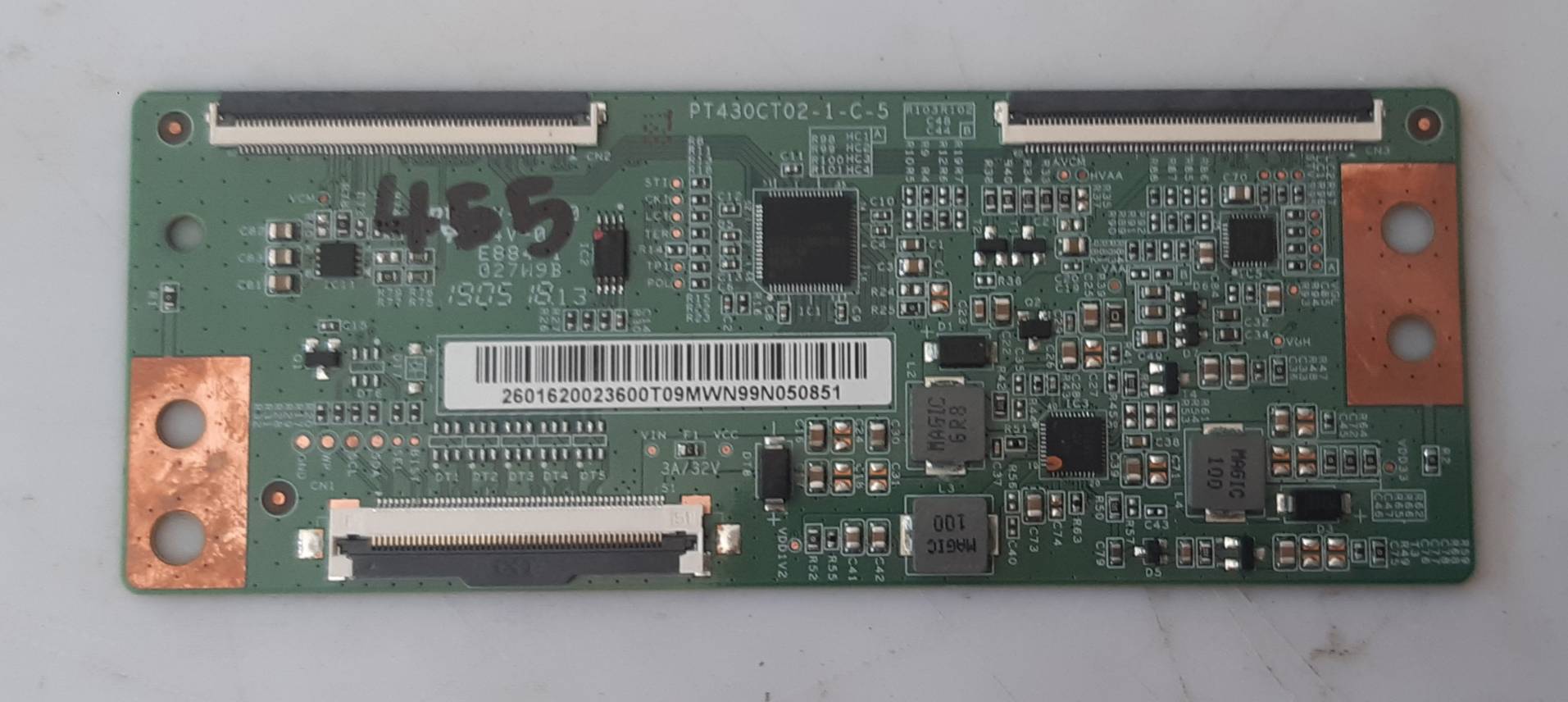 อันที่ 455 JVC LT-43H300 ทีคอน PT430CT02-1-C-5 ดีเทสแล้ว
