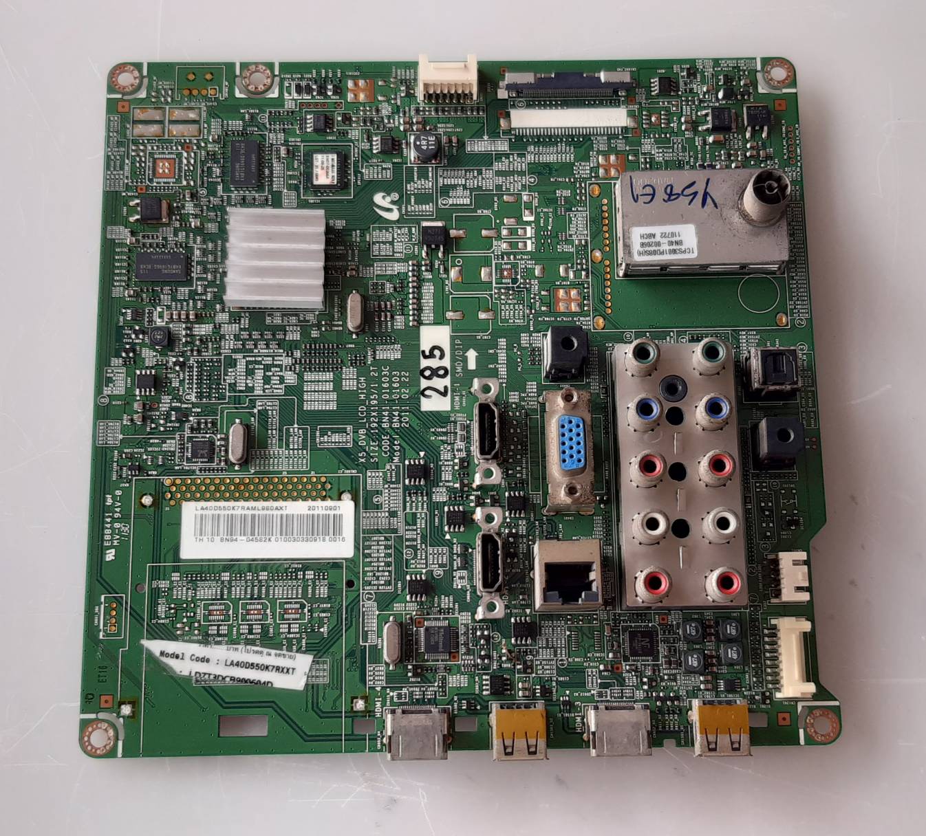 อันที่ 285 Samsung LA40D550K7R ซีสเตร็ม BN41-01603C ดีเทสแล้ว