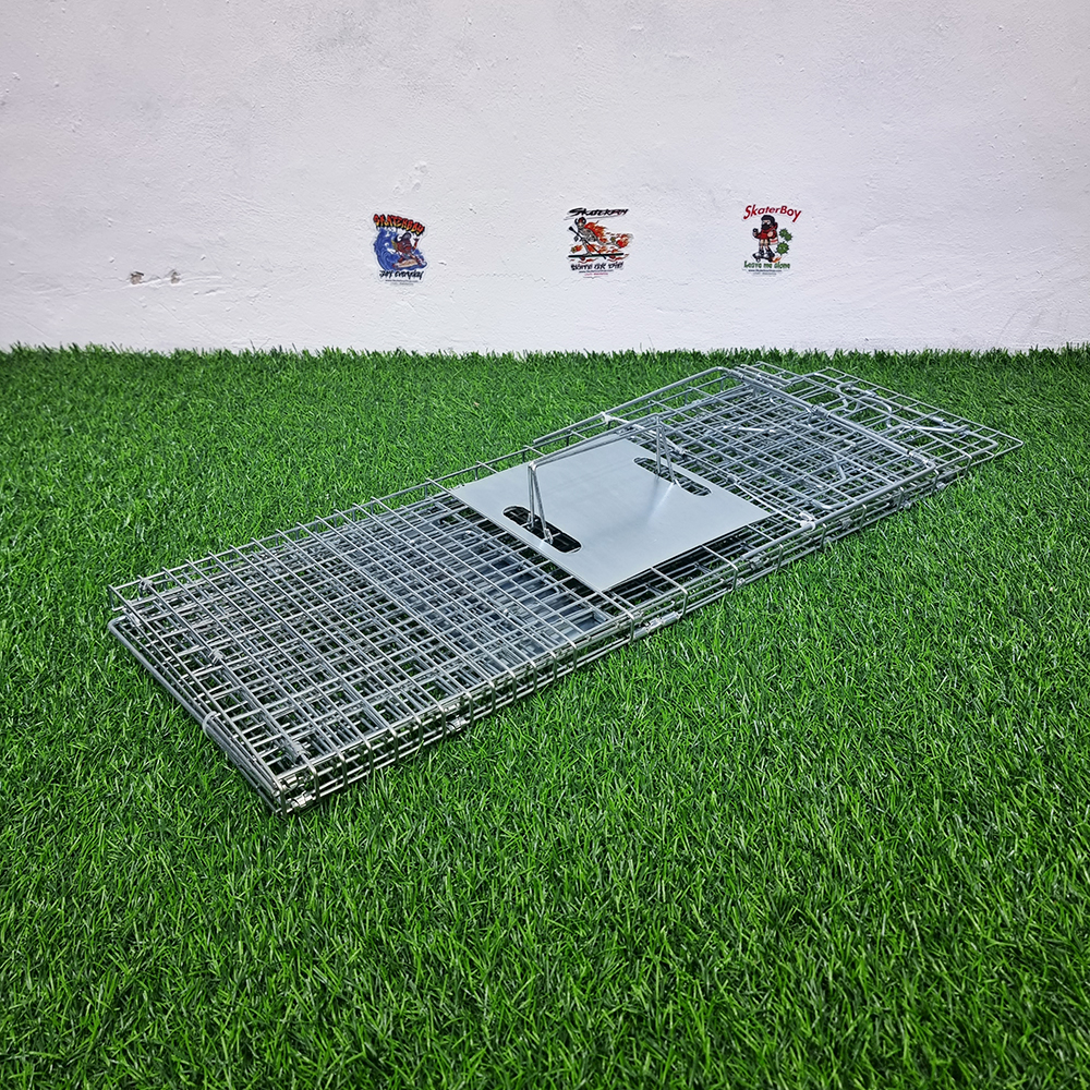 [1100] กรงดักจับแมวจร ตะกวด ดักสัตว์บาดเจ็บ ทำหมัน พับได้ หลายขนาด