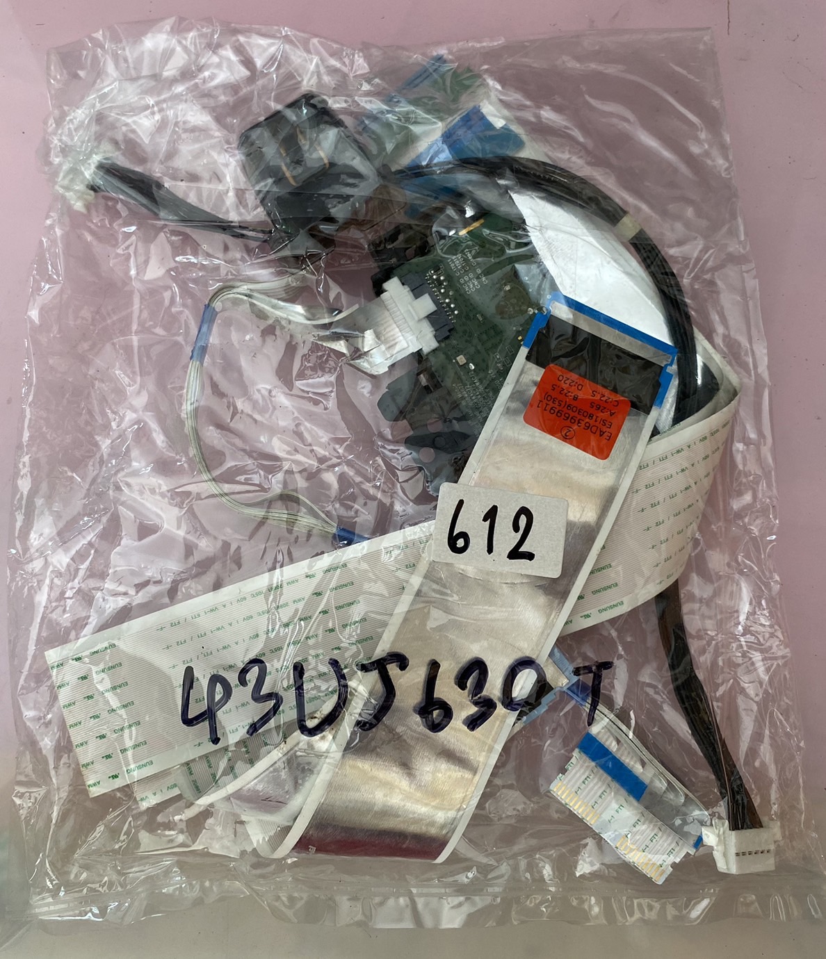ชุดสายแพร 612 LG 43UJ630T