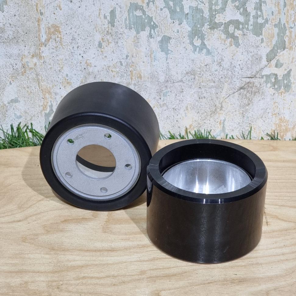 [0502] ล้อมอเตอร์ สเก็ตบอร์ดไฟฟ้า V3 ขนาด 75/90mm รองรับแบต 24/36V ยางหนา เปลี่ยนยางได้ ทน