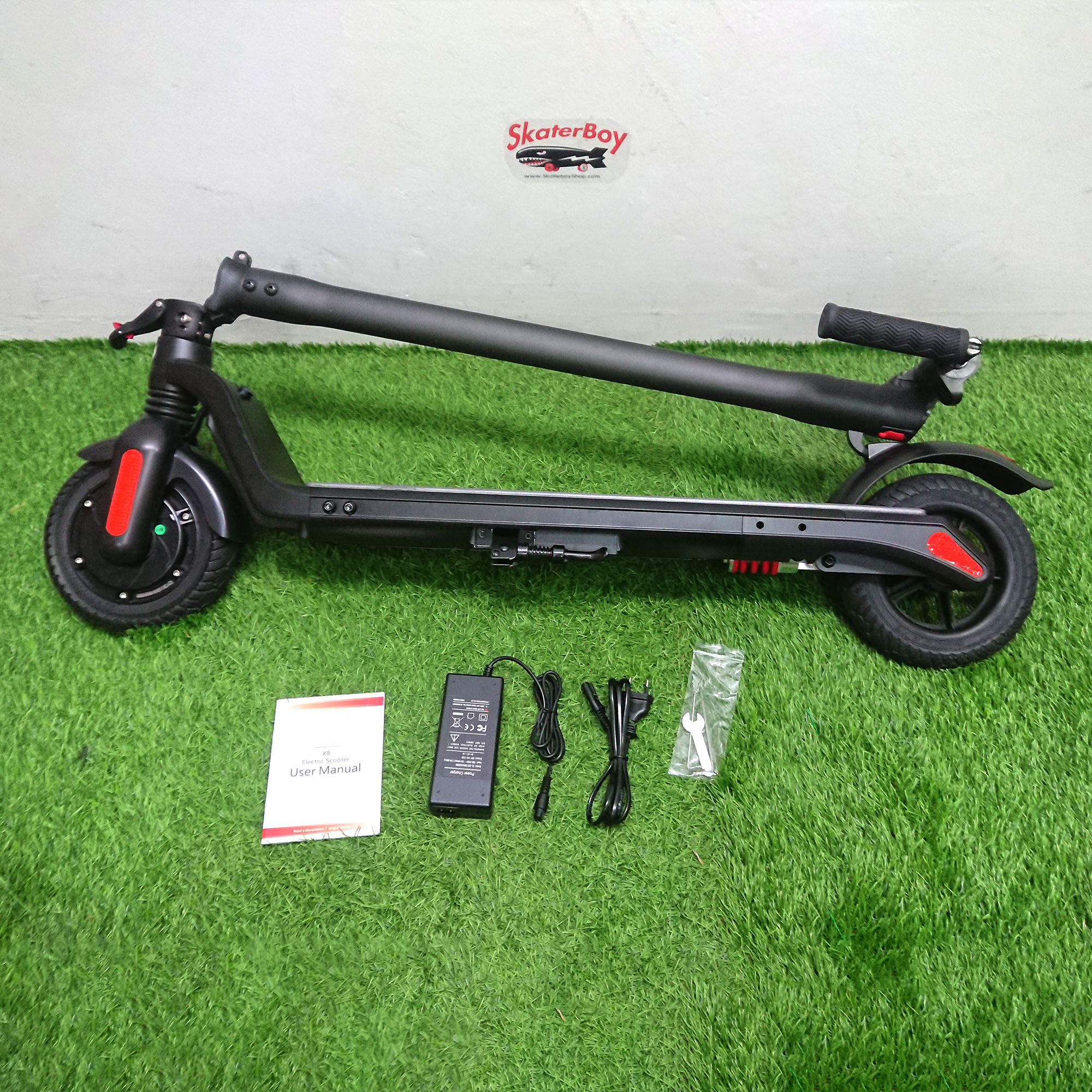 [0601] สกู็ตเตอร์ไฟฟ้า รุ่น X8 ล้อ8นิ้ว พับง่าย วิ่งนิ่ม รับประกัน6เดือน มีอะไหล่เปลี่ยน Electric scooter