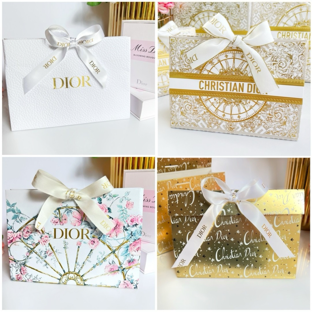 ถุงกระดาษ Dior รุ่น Limited พร้อมโบว์ในตัว Size 14 x 19.5 cm