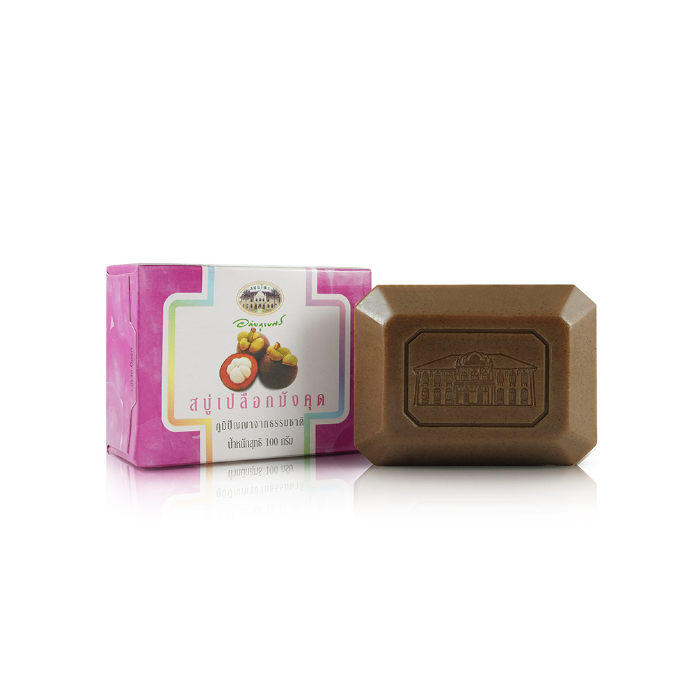 F15 [อภัยภูเบศร] สบู่เปลือกมังคุด 100g.