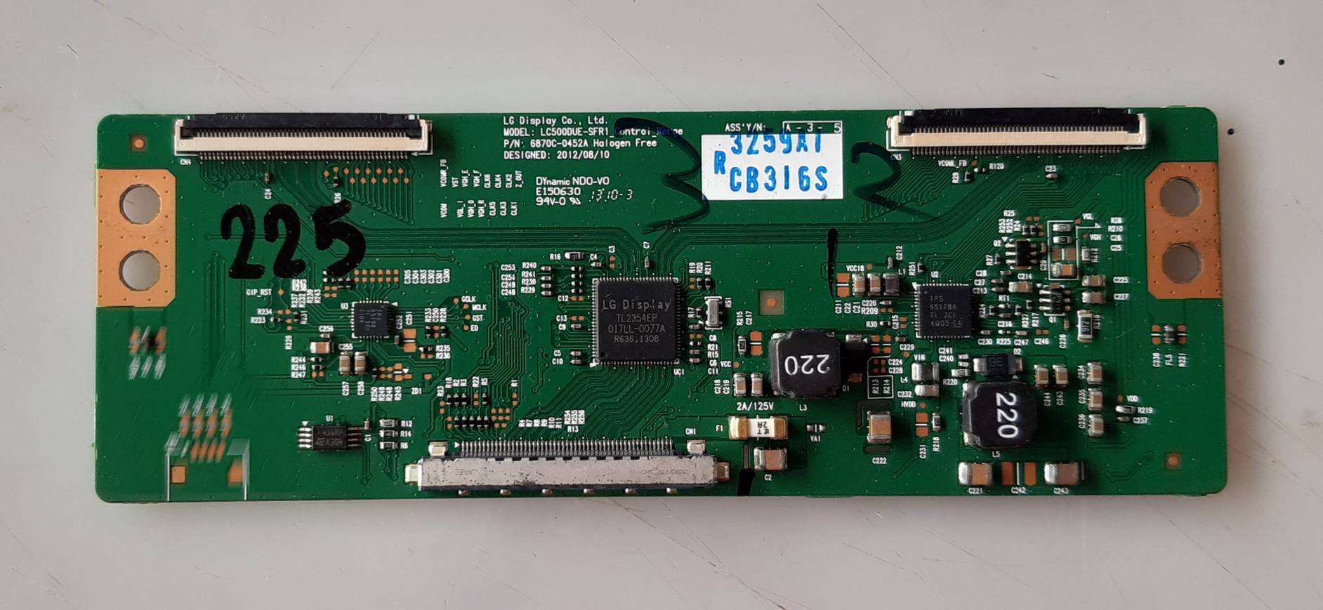 อันที่ 225 LG 32LN5400 ทีคอน 6870C-0452A ดีเทสแล้ว