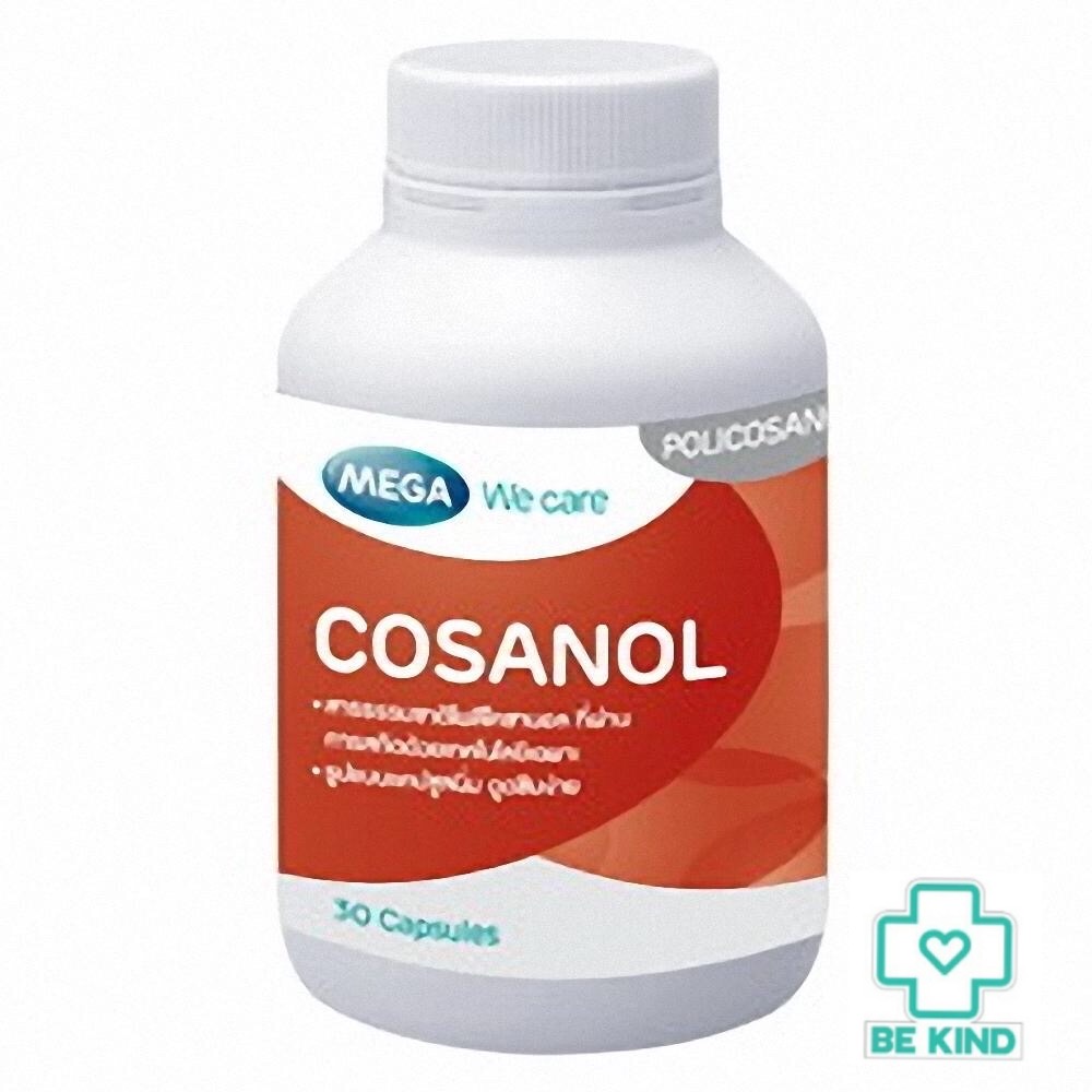 Mega Cosanol 30 caps. โคซานอลช่วยลดไขมันและโคเลสเตอรอล