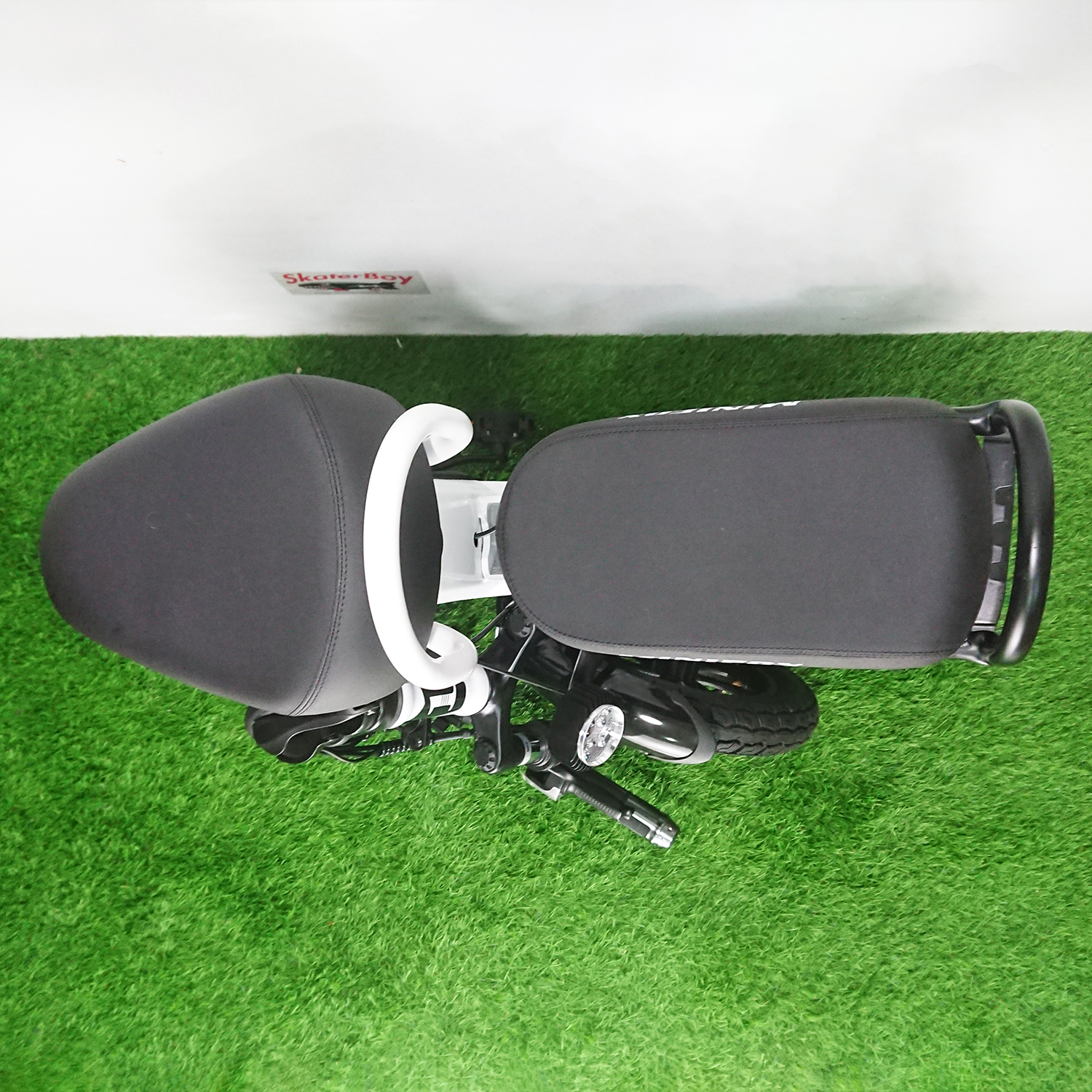 [0801] จักรยานไฟฟ้า รุ่น Mini 2ที่นั้ง พร้อมไฟเบรก แบต 48V รับประกัน6เดือน มี 3 สี ดำ แดง ขาว