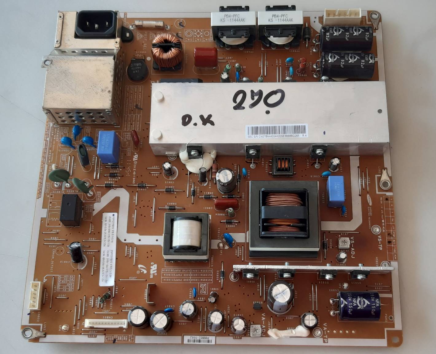 อันที่ 270 Samsung PS43D450A2 ซัฟฟลาย BN44-00442B ดีเทสแล้ว