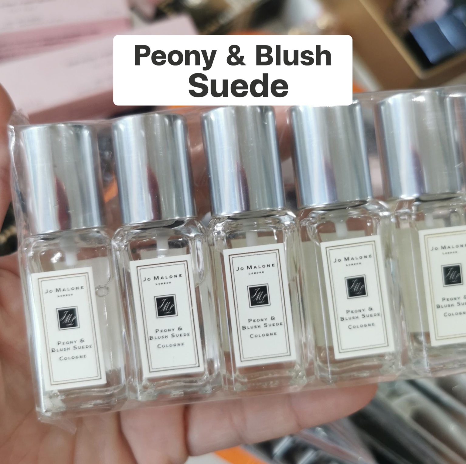 JO MALONE Peony & Blush Suede Cologne ขนาดทดลอง 9 ml (No Box)