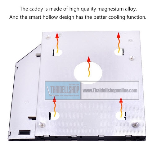HDD Caddy 9.5 mm Case HDD Enclosure Hard Disk Bracket for Notebook