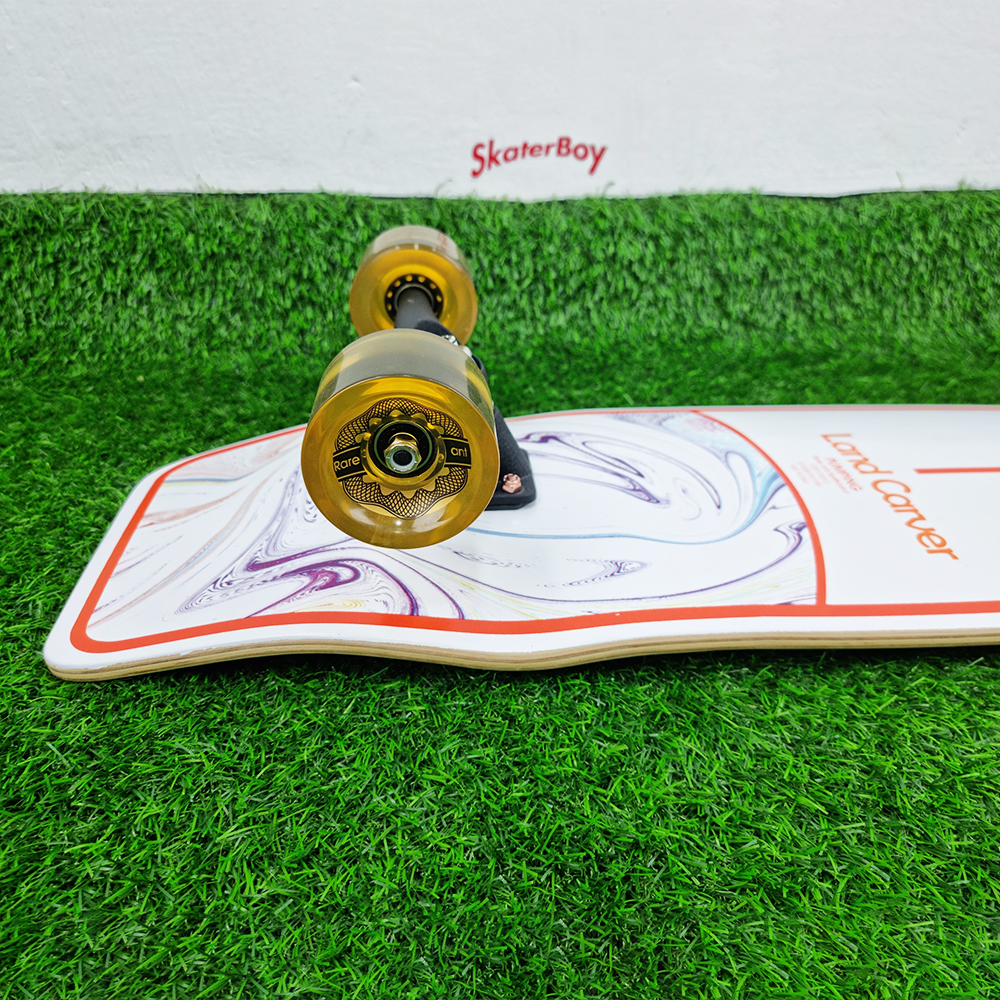 0202 Surf skate RareAnt บอร์ด 30.5x9.5 นิ้ว ทรัค CX7 ล้อ 65mm เซิร์ฟสเก็ตแผ่นกว้างยืนง่าย