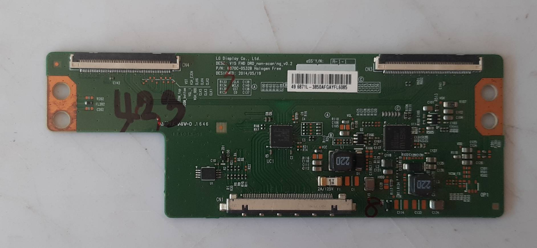 อันที่ 423 Panasonic TH-49DS630T ทีคอน 6870C-0532B ดีเทสแล้ว ราคา 650 บาท