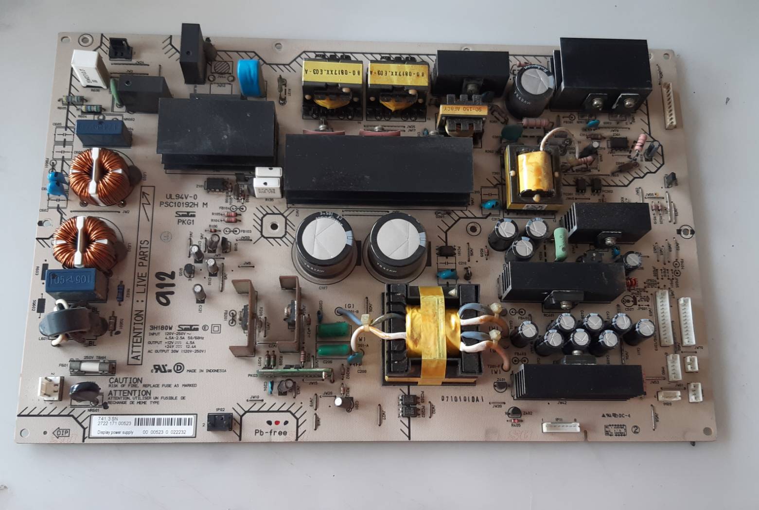 อันที่ 912 PHILIPS 47PFL9532 ซัฟฟลาย PSC10192H ดีเทสแล้ว