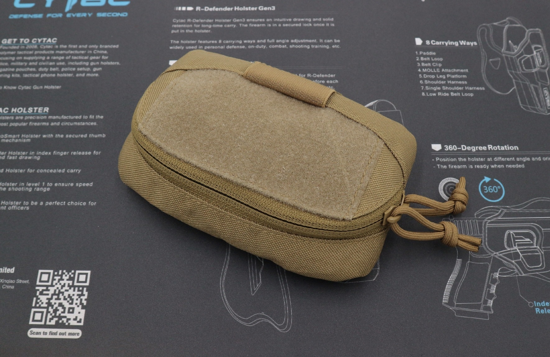 กระเป๋าติดเวส Admin pouch (K0150)