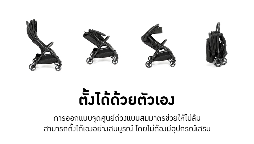 Keenz Lebere Stella Autofold รถเข็นเด็กพับอัตโนมัติ