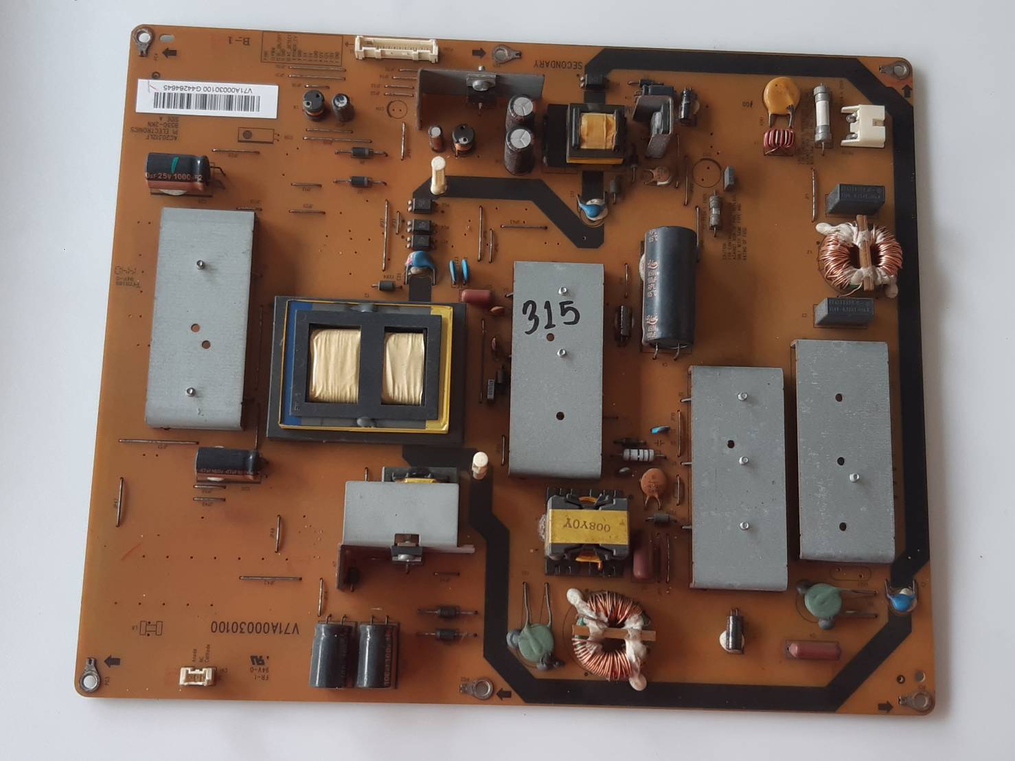 อันที่ 315 TOSHIBA 47L2450VT ซัฟฟลาย V71A00030100 ดีเทสแล้ว