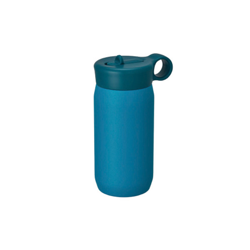 กระบอกน้ำสุญญากาศ มีหลอดดูดน้ำ หูคล้อง 350 ml.