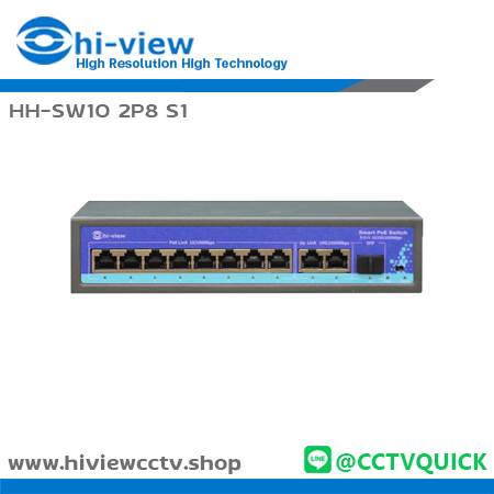 Smart Poe Switch 10 Port รุ่น HH-SW10 2P8 S1