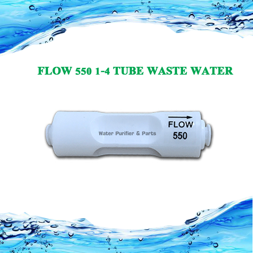 Flow Restrictor 550 1/4 tube waste water