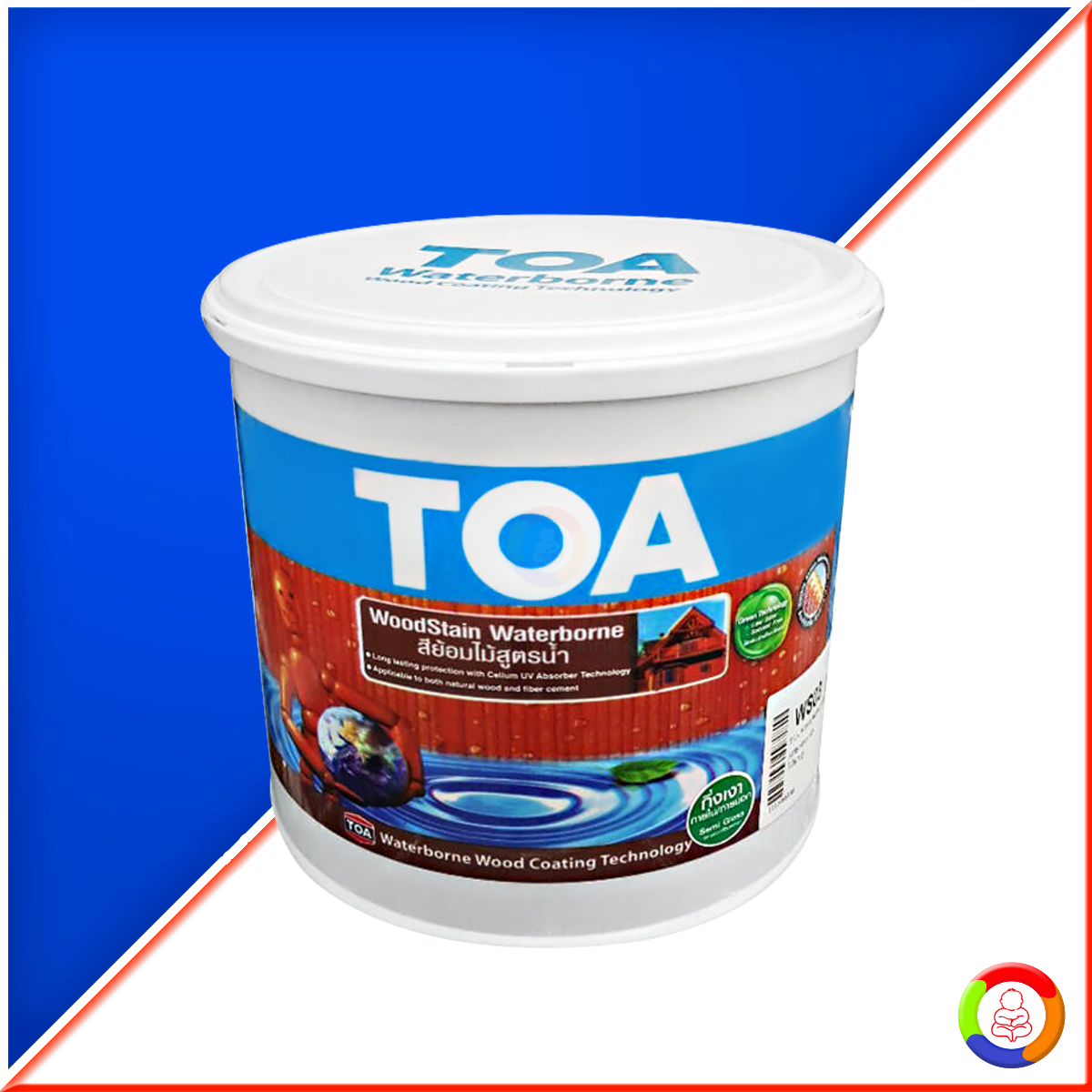 Toa WoodStain Waterborne Semi-Gloss