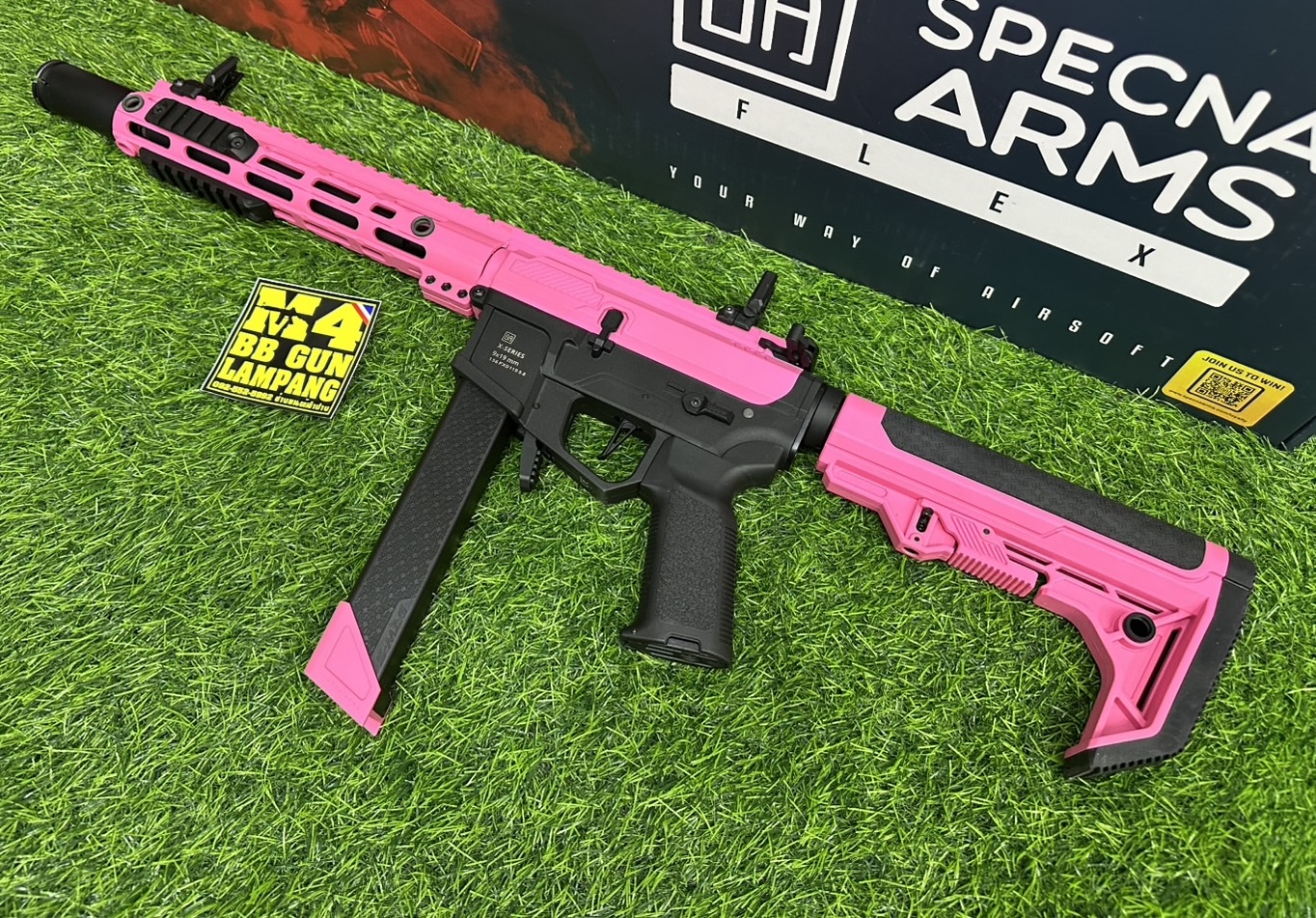 Specna Arms SA-FX02 FLEX™ HAL ETU : AR9 Custom (Pink)