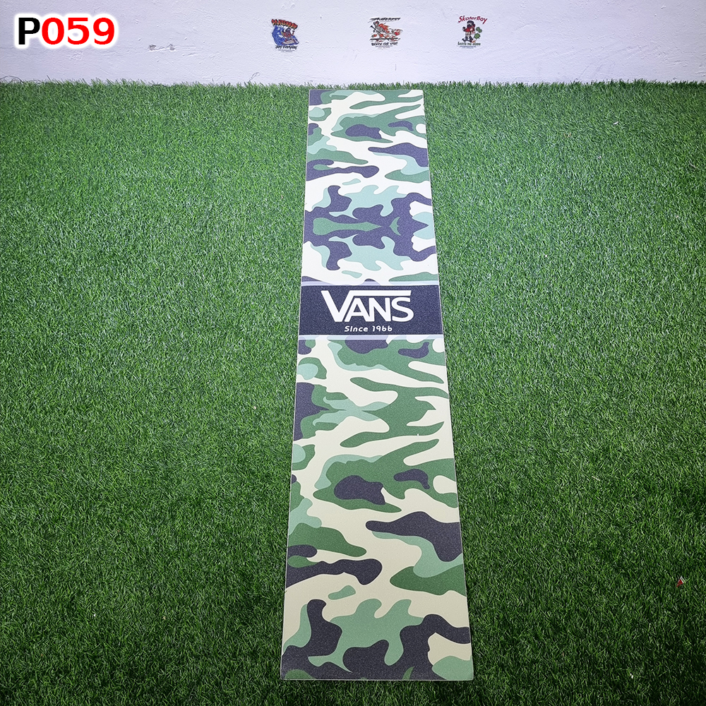 0303 สติ๊กเกอร์ กระดาษทราย 120x26 cm สำหรับ สเก็ตบอร์ด เซิร์ฟสเก็ต ลองบอร์ด Graphic Grip Tape skateboard longboard surf skate